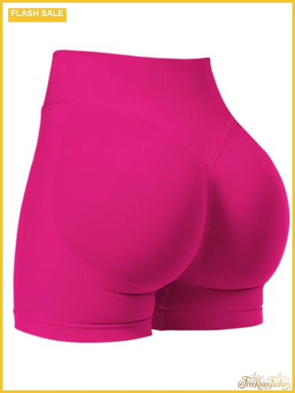 Women's Scrunch Butt Workout Shorts - Tummy Control High Waist Athletic